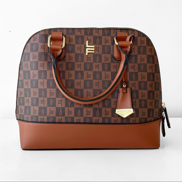 london fog signature tulip satchel